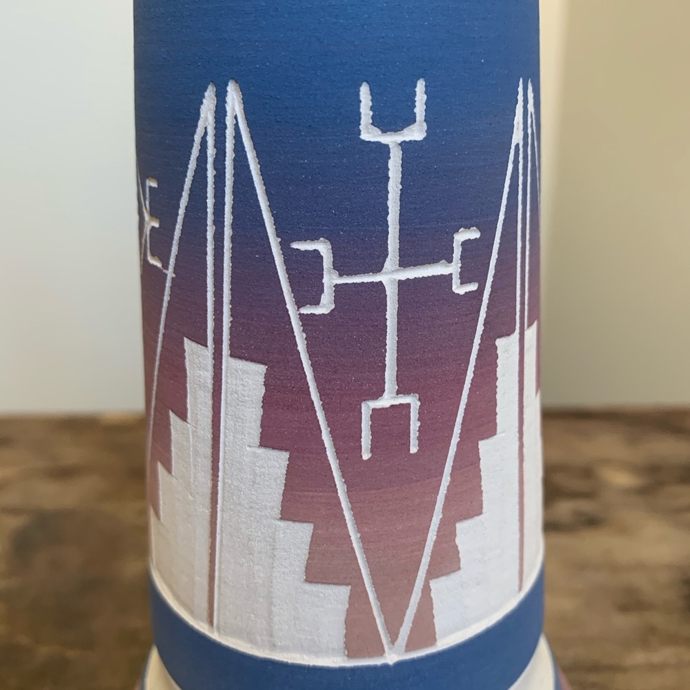Hand Made Aztec Vase - Picture 7 of 7
